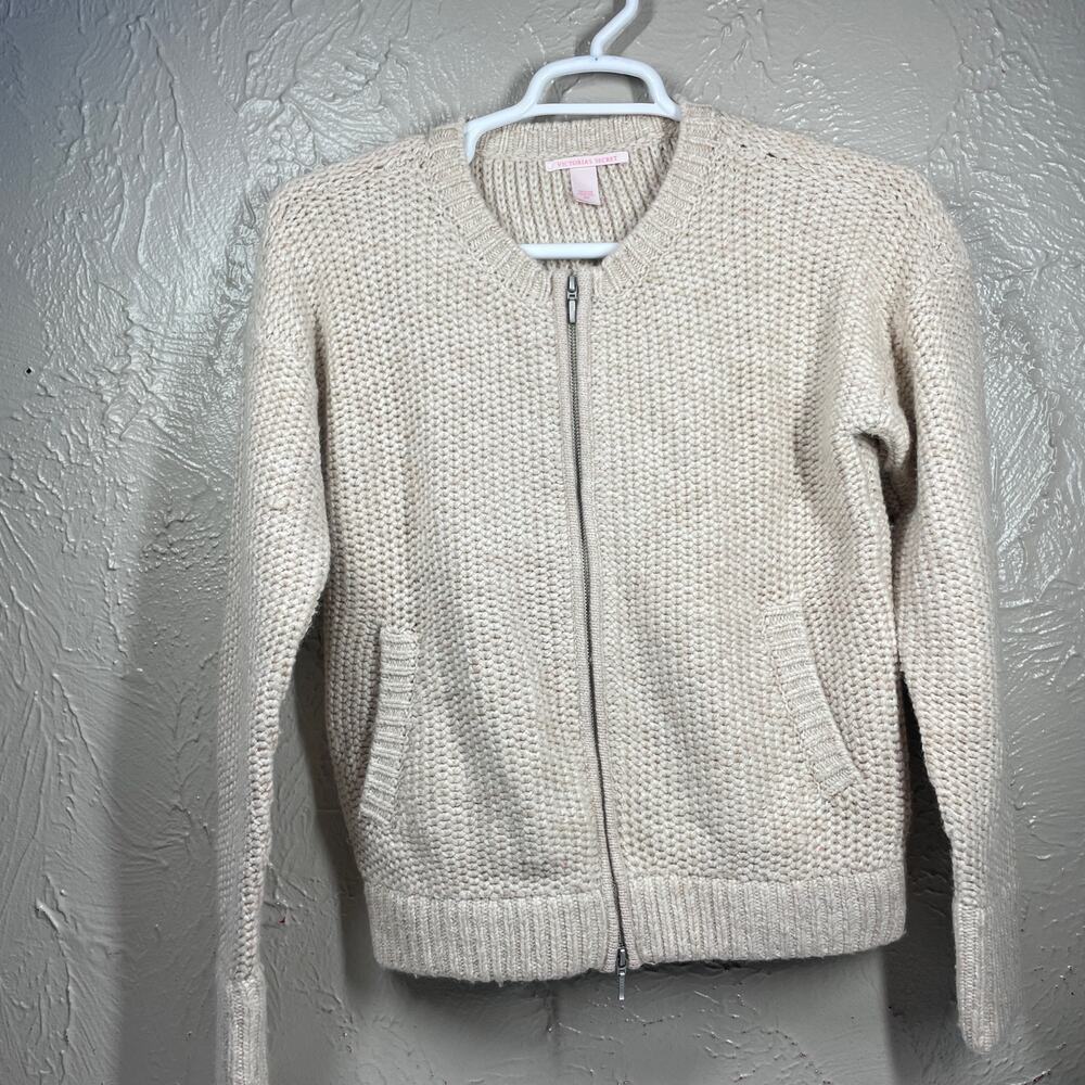 Victoria's secret zip up cardigan sweater womens size Small